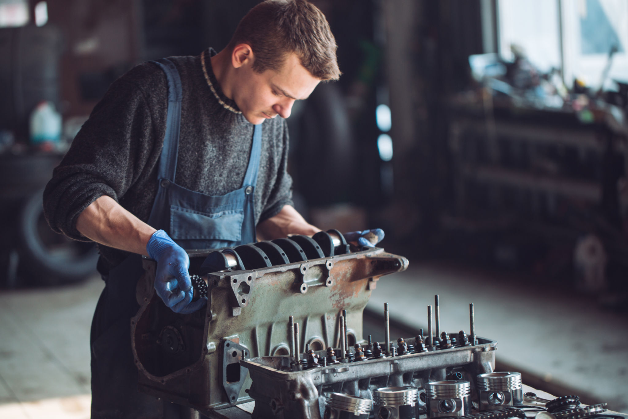 Component inspection on the bench