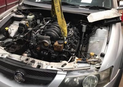 Machinery servicing at the workshop